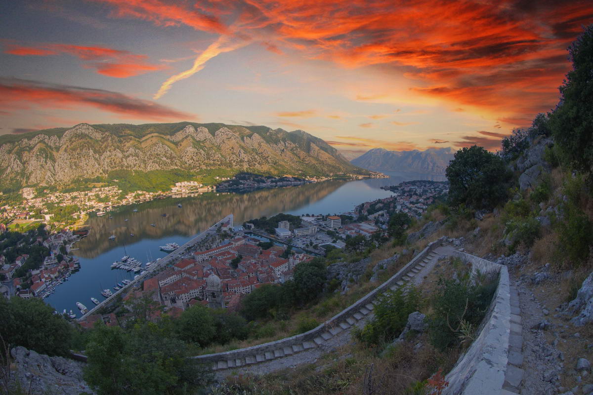 Visit Kotor in December and feel the atmosphere of the New Year holidays